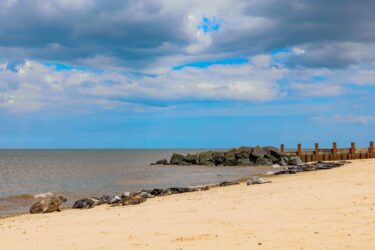 A beach.