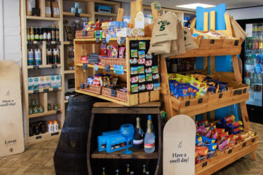 Park shop stocked with essentials