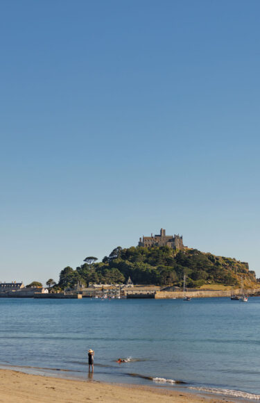 View of island in the sea.