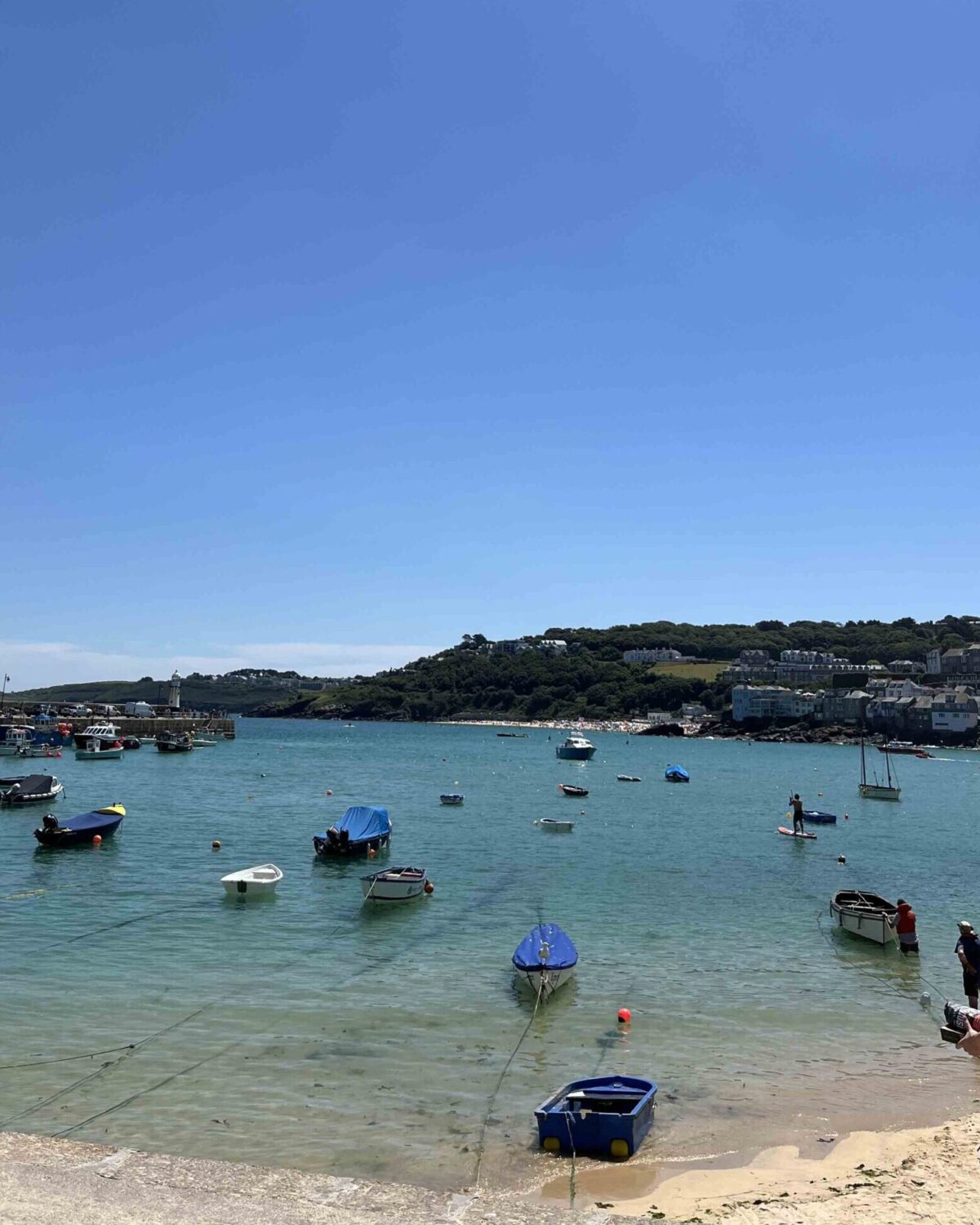 Boats in the sea.