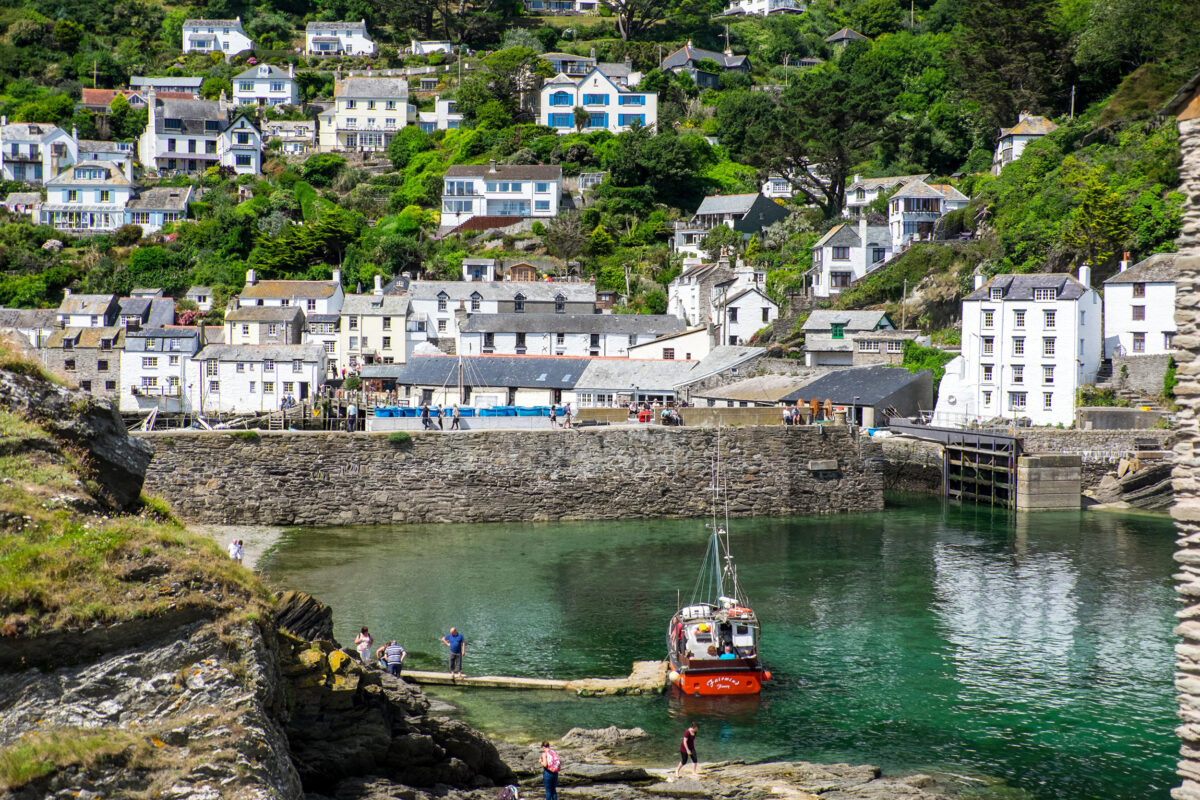 The picture-perfect Polperro harbour