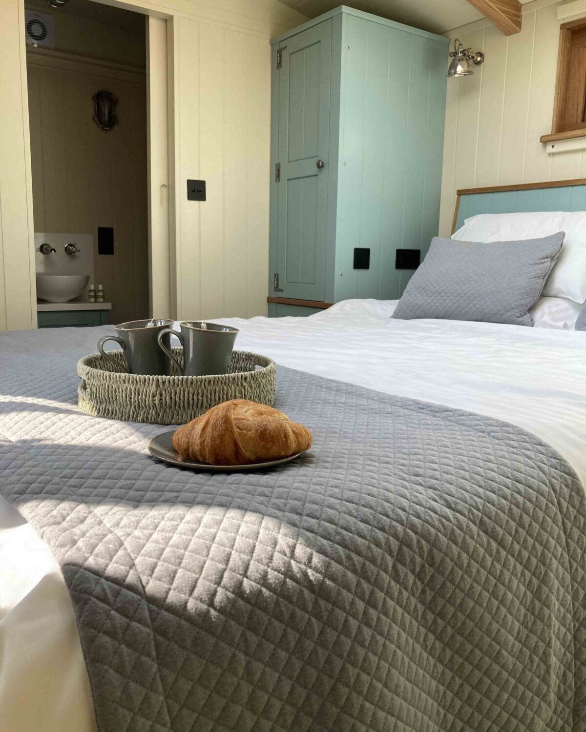 Bed in a Shepard's hut.