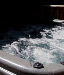 View of a hot tub.