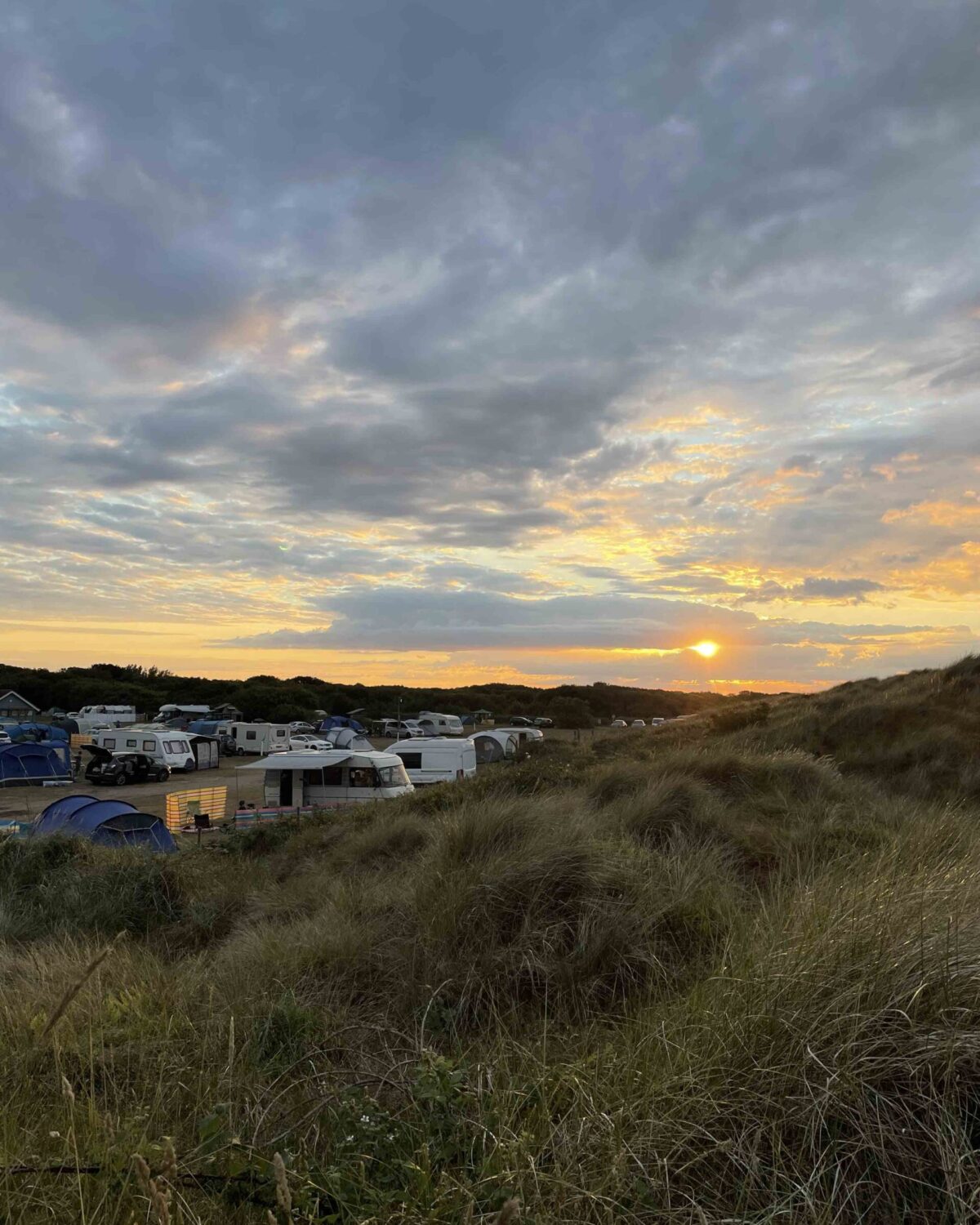 View of the camping ground.