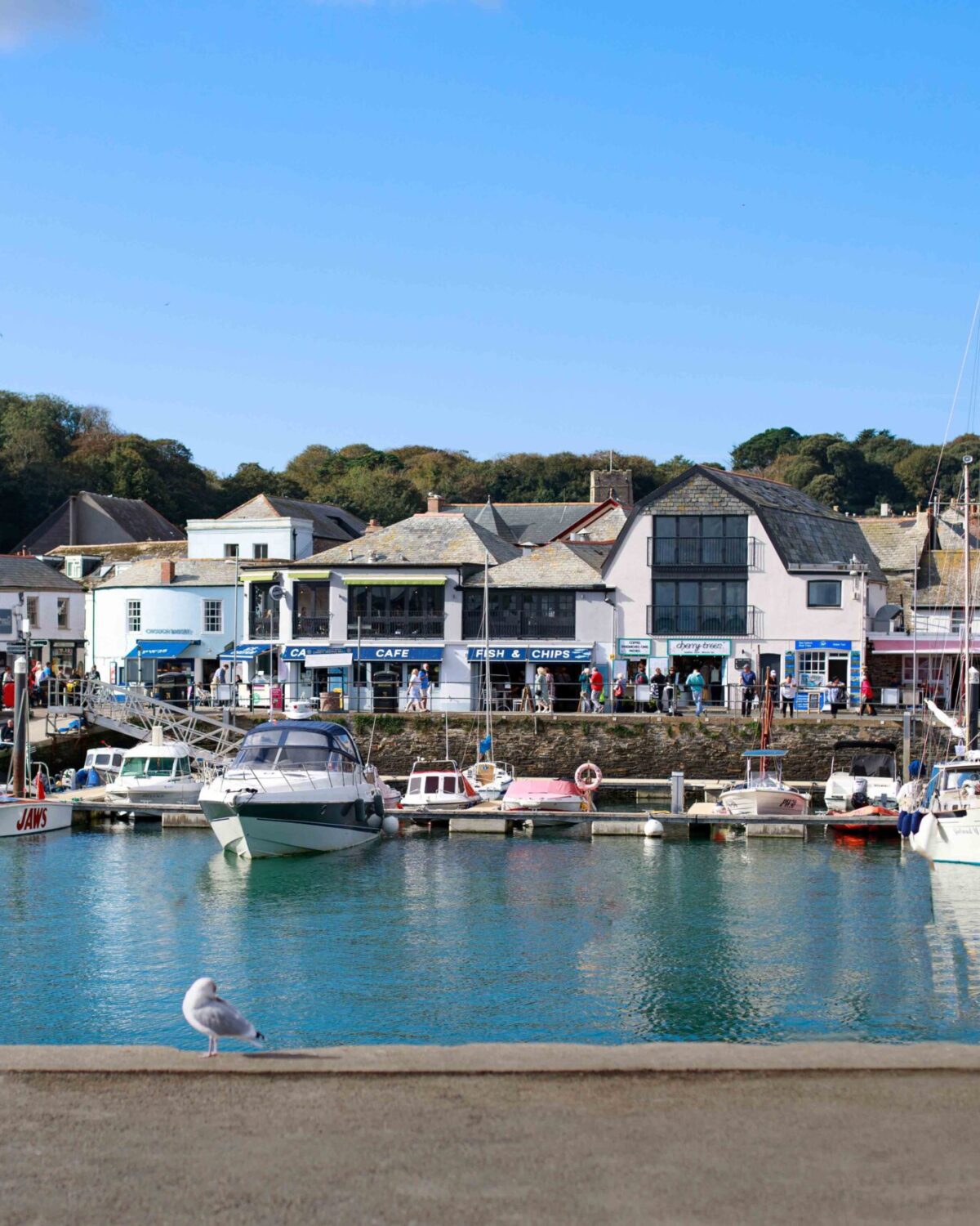 View of Padstow harbour.