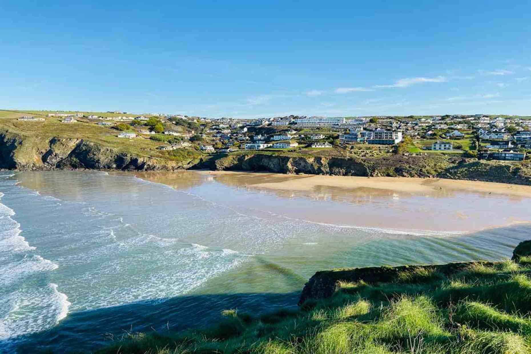 Mawgan Porth dog friendly beach