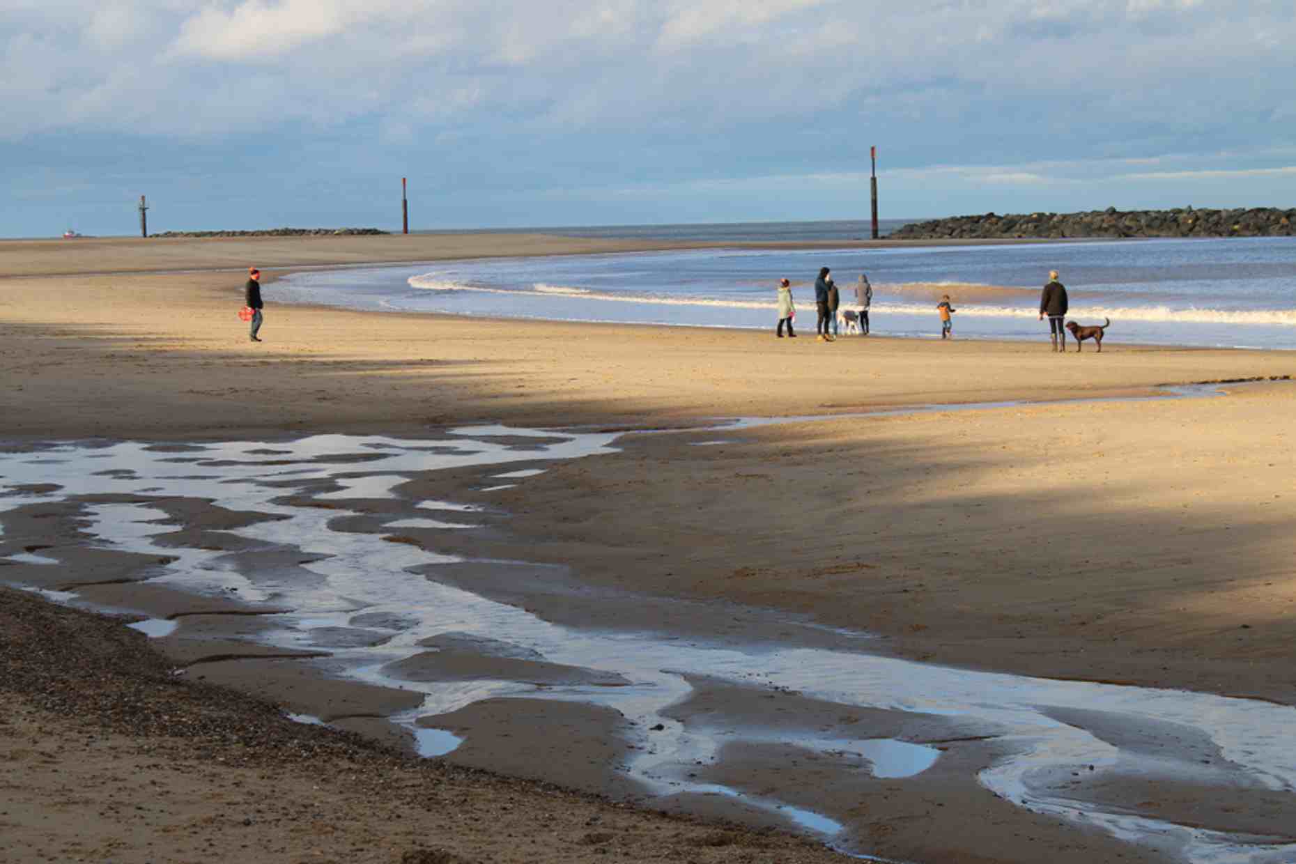 Sea Palling Beach Dog Walk